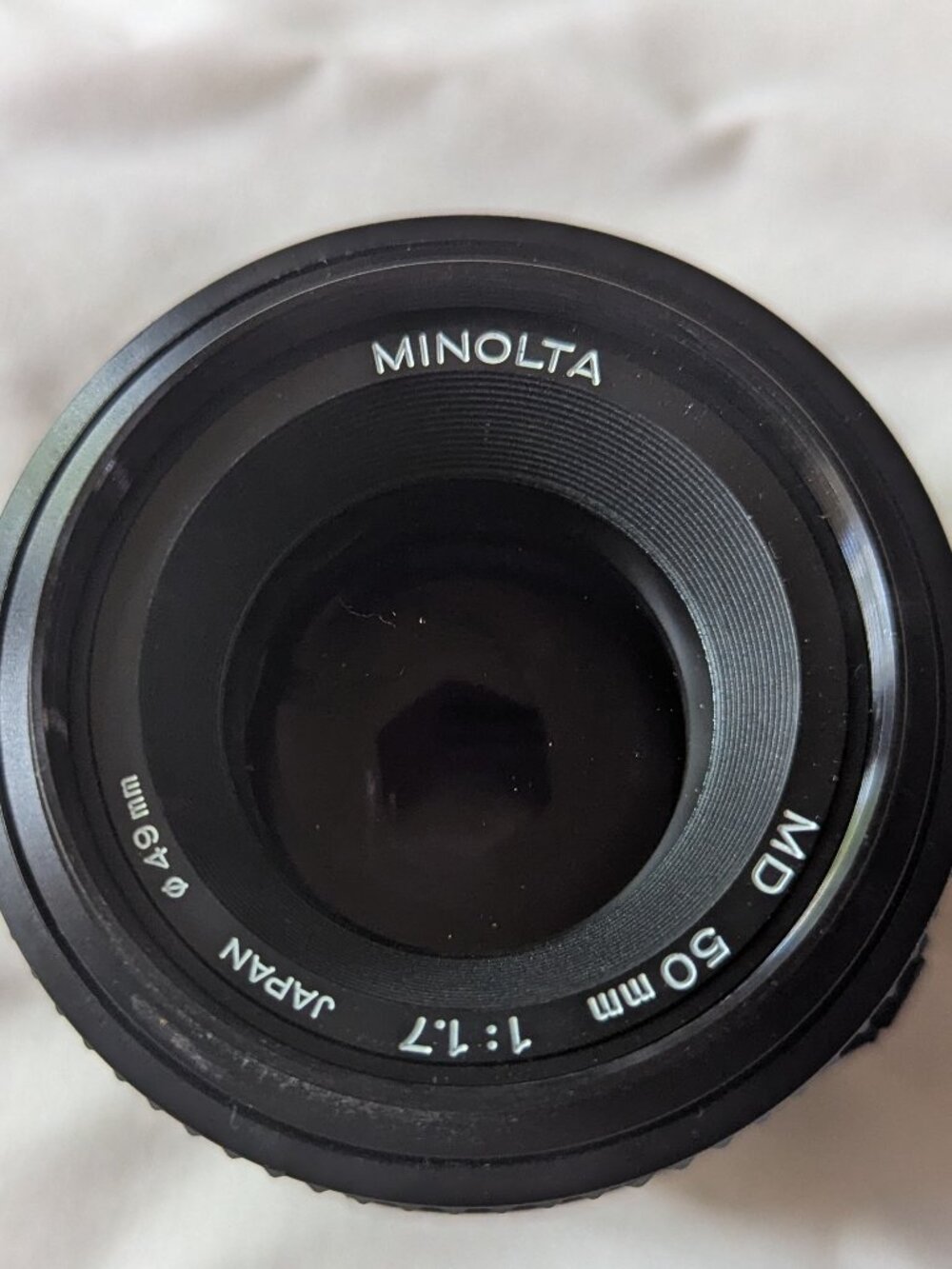 Vintage Minolta MD 50mm 1:1.7 Lens